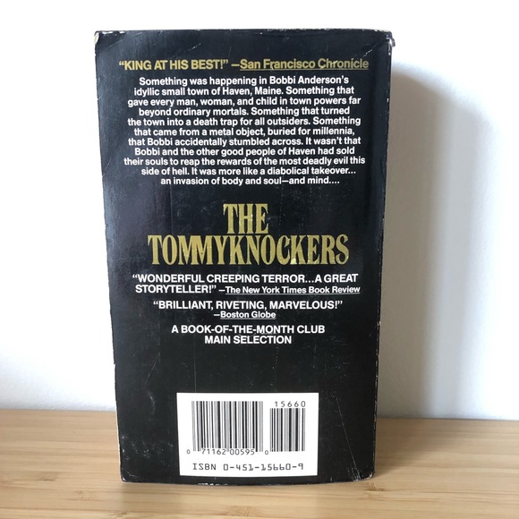 Stephen King Vintage Paperback 5 Book Lot IT Thinner Tommyknockers Bag of Bones - Picture 8 of 12